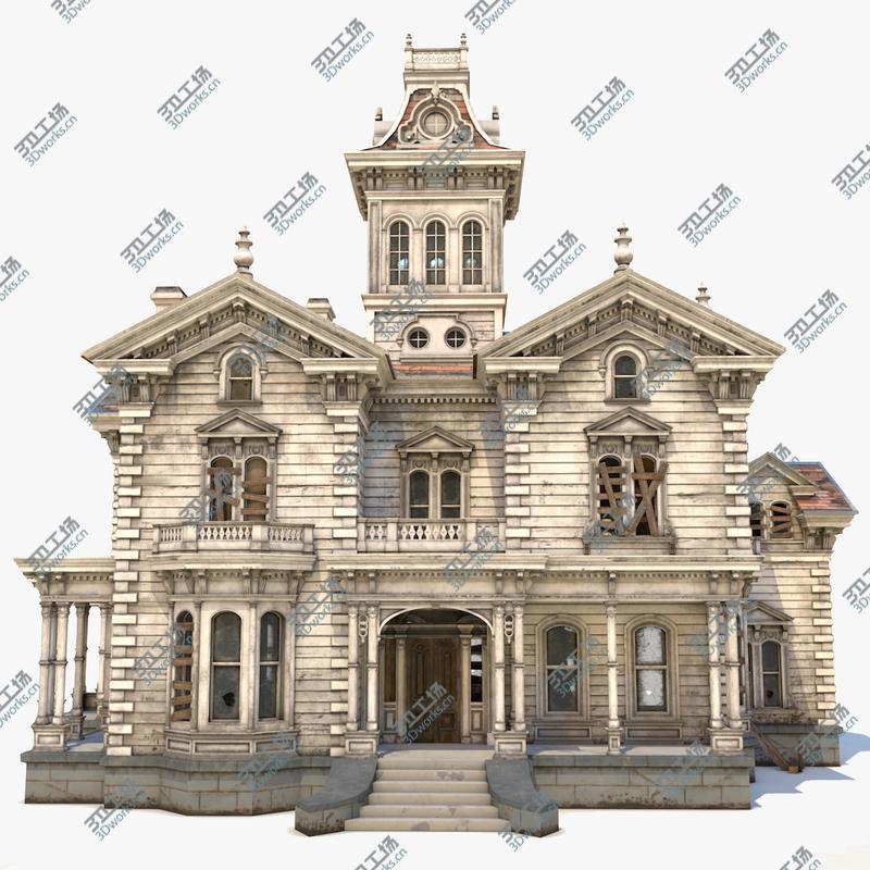 images/goods_img/202104094/Old Abandoned American House 3D model/1.jpg